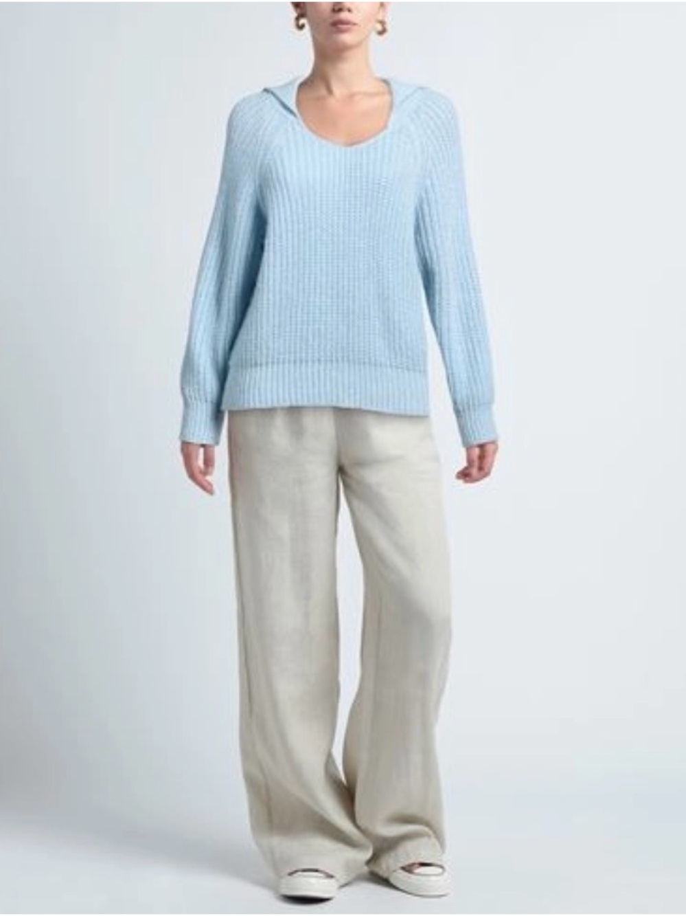 Peserico Sweater Sky Size Baby Alpaca Wool, Nylon,
Virgin Wool
